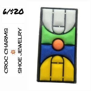 6/$20 Basketball 🏀 Hoops Croc Charm Shoe Jewelry Sports Ball Jibbitz Bogg Bag